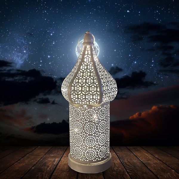 1 kpl Marokon lyhty, paristokäyttöinen lamppu