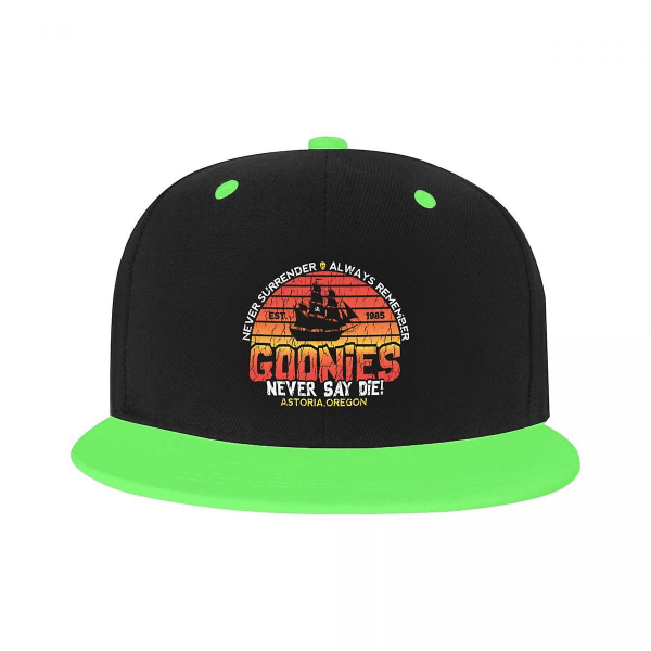 The Goonies Baseball Cap Kvinder Mænd Aldrig Sig Dø Sloth Chunk Fratelli Skull Pirat Flad Snapback Hip Hop Dad Hat Streetwear Red