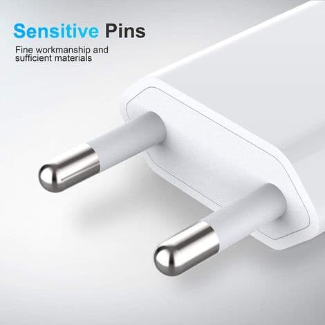 iPhone-laddare, USB-väggladdare 2-pack Universal USB-adapterladdare & laddare för iPhone 7 8 Plus 11 12 Mini Pro Max Xs