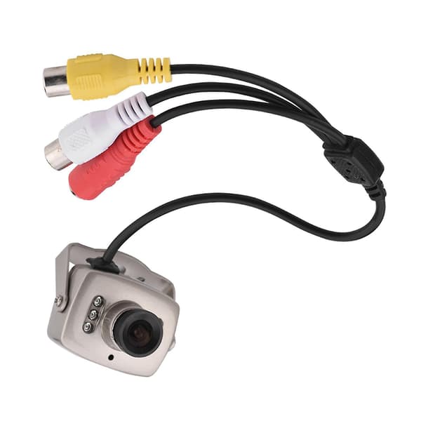 Mini 6LED Kablet CMOS CCTV Sikkerhetskamera Nattsyn Digitalt Videokamera PAL