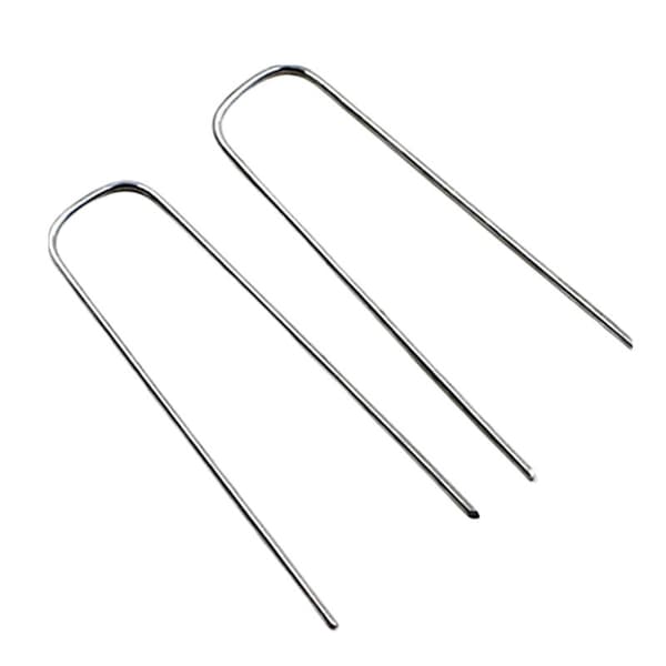50-pakning U-formede hageankerplugger 15 cm