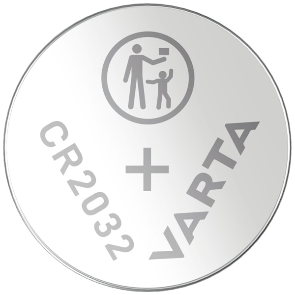 CR2032 3V Litium knappcellebatteri 2-pakning