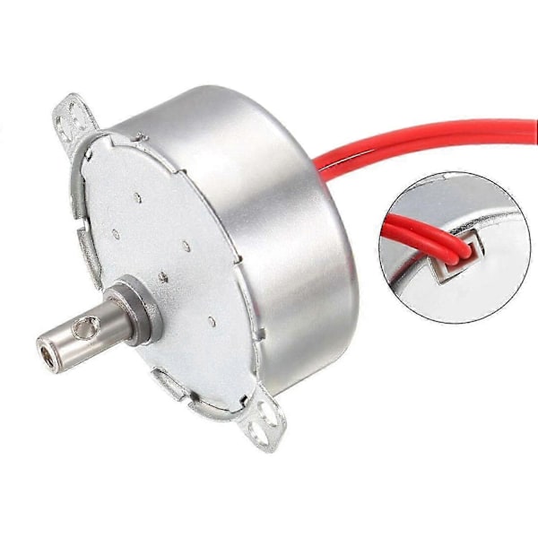 50-60Hz Skivspel Synkron Synkronmotor AC 12V CCW 4W 5-6RPM NY 12