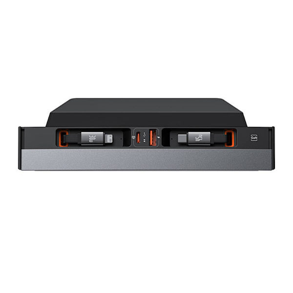 Hub Baseus T-Space med USB-C til lightning-kabler til Tesla-biler (sort)