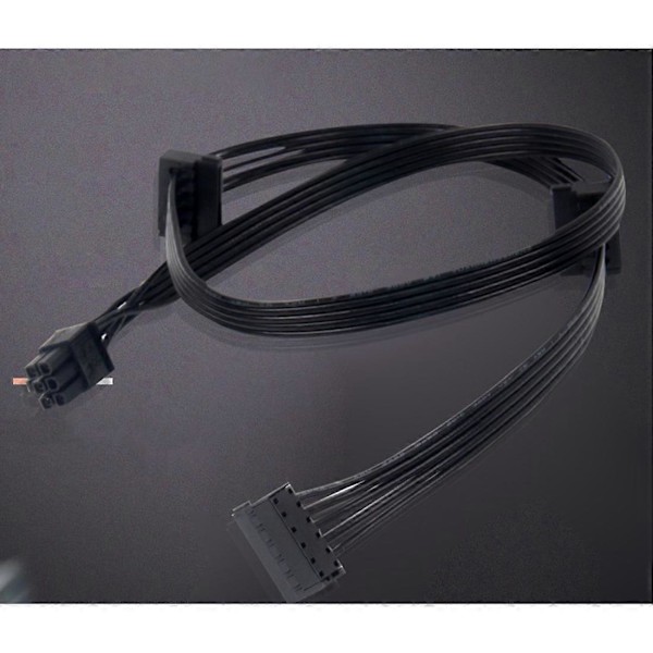 1 kpl GPU PCI 6Pin uros 1 - 3 SATA SSD -virtalähdekaapeli malleille CX850M CX750M CX600M CX500M CX430M Mo