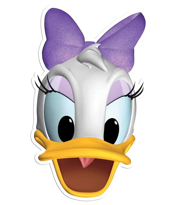 Daisy Duck Kort Karnevalsmask