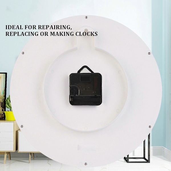 Quartz Klocka Urverk Mekanism DIY Reparationsdelar + Vita Visare