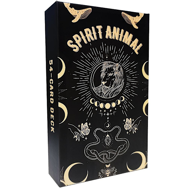 Spirit Animal Oracle -kortit - 54 Tarot-pakan ja Oracle-pakan setti Tarot-kortit Perhe Ystävät Juhlapeli