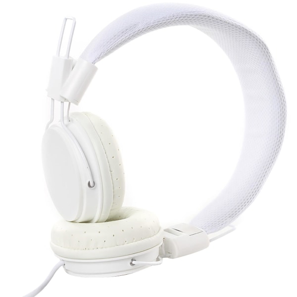 Ep05 langalliset kuulokkeet High Fidelity kohinanvaimennus taitettava 3,5 mm stereopelikuulokkeet tietokoneelle - VÄRI: valkoinen yellow