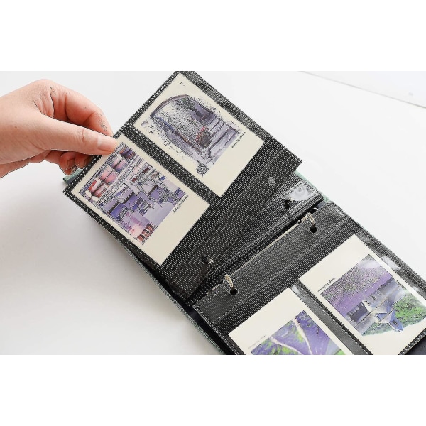 100 lommer mini fotoalbum - passer til Fujifilm Instax Mini 9 Mini 8 Mini 90 Mini 25, Polaroid Snap
