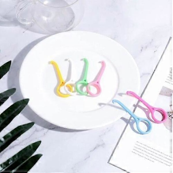 Verktyg för att ta bort aligners, lätt att bära, skonsam mot aligners, 10 st flerfärgade, ABS-plast för säkerhet och tillförlitlighet