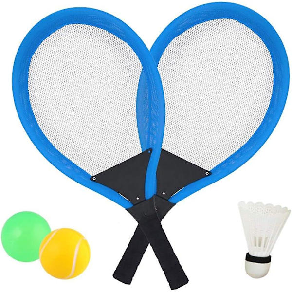 Tennis ketsjer ketsjer sæt med badminton bolde softball udendørs strandlegetøj til børn fra 3 4 5 år