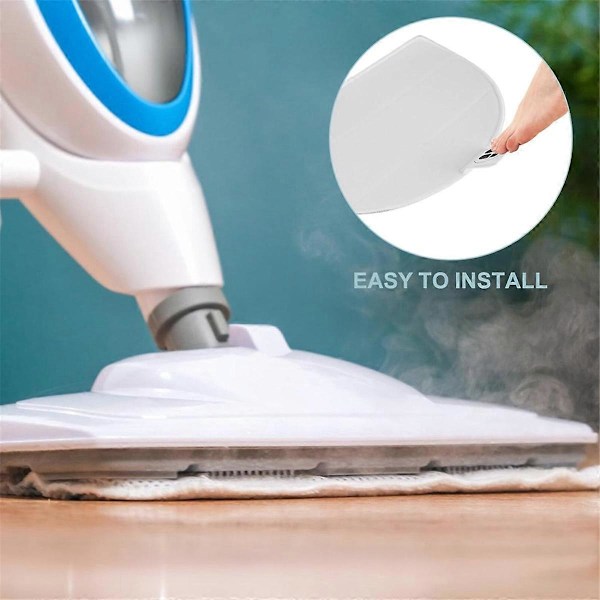 6-pack moppdynor för Leifheit Clean Tenso Power 2.0 ångmopp, mikrofiber ångmopp ersättning, S