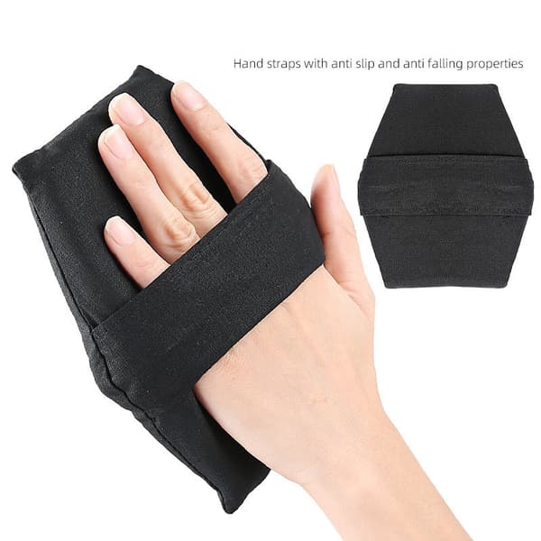 Akupressurmassagehandskar med strassspänne Modell 1