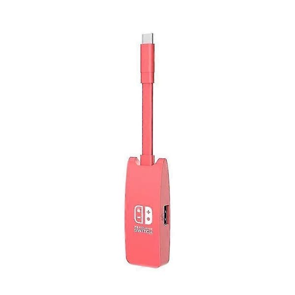 Mini Bærbar USB-C til 4K HDMI USB-port TV Dock Adapter Erstatning for Nintendo Switch OLED Dockingstasjon