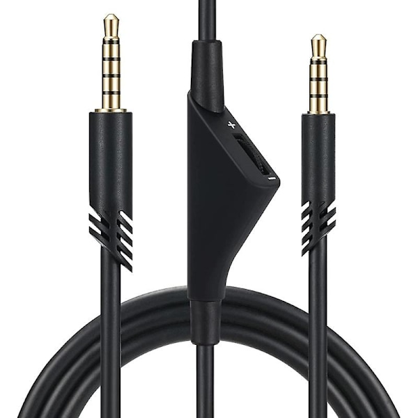 Audiokabel for Astro Gaming-hodetelefoner A10 A40 A30 - med volumknapper