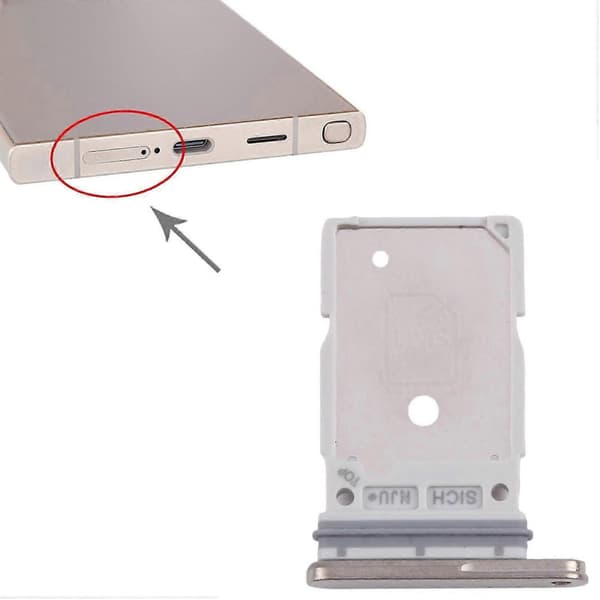 Til Samsung Galaxy S25 Ultra Original SIM + SIM-kortbakke