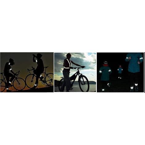Reflexväst, justerbar elastisk reflexväst med hög synlighet, lämplig för jogging, cykling, promenader,