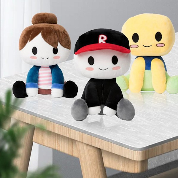 20cm tegneseriefigur dukke søt anime spillfigur dukke plysj myke dekorasjonsfotorekvisitter Blox Bu