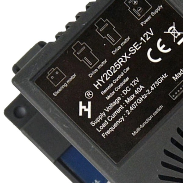 HY2025RX-SE-12V Vastaanotin lasten sähköautoon 2.4g Bluetooth-lähetin 4l