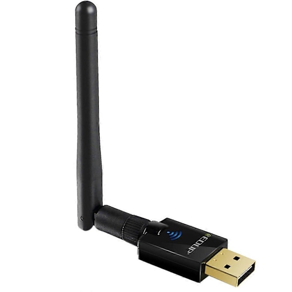 EDUP EP-DB1607 600Mbps 2.4GHz & 5GHz Dual Band Trådløs Wifi USB 2.0 Ethernet Adapter Nettverkskort
