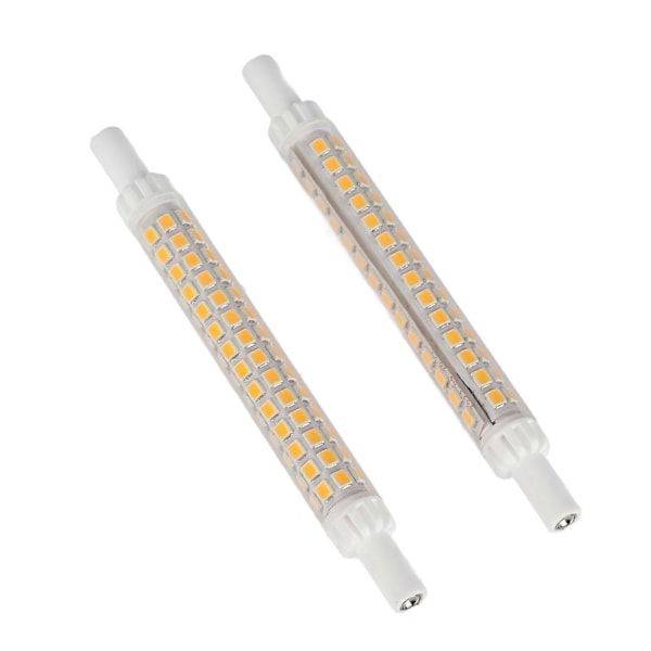 2 kpl R7S 98LED polttimo, kaksipäinen 118 mm himmennettävä valonheitin, lämmin valkoinen 100–130 V, erikoislahja