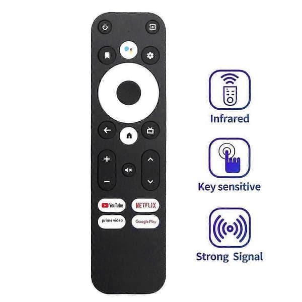 Erstatningsfjernkontroll med stemmestyring for / KM2 Plus Android TV-boks for KM2, KM2 Plus, KM7 Plus, KD3, KD5