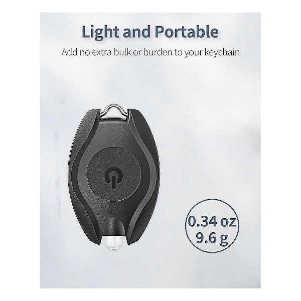 10-pack LED-nyckelringslampa Mini LED-nyckelringslampa Bärbar Ultra Ljus Batteridriven Nyckelring