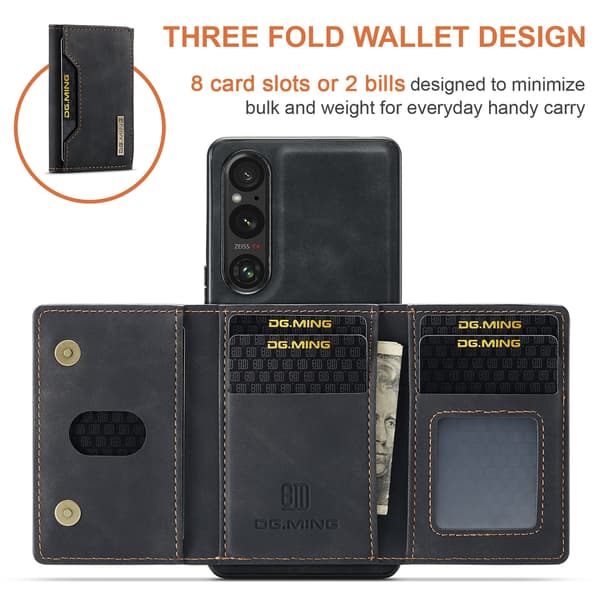 M2 Magnetisk Plånboksfodral för Sony Xperia 10 V 2023