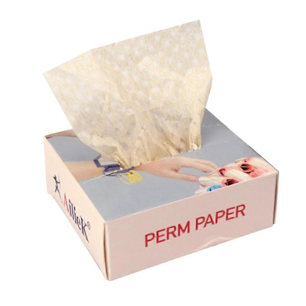 200 st Hårpermanentpapper Frisör Hårfrisering Permanentpapper Engångs Hårsalong Permanentpapper