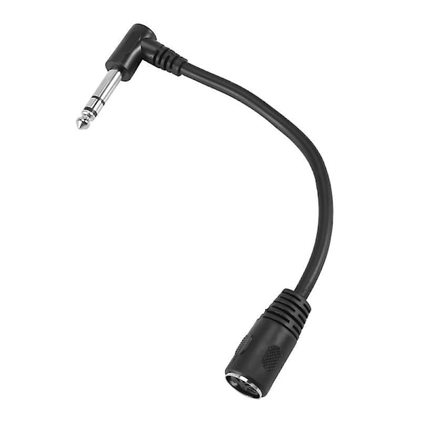 MIDI-kaapeli, 5-nastainen DIN-naaras 6,35 mm:n (1/4 tuuman) uros TRS-stereoliitäntäkaapeli