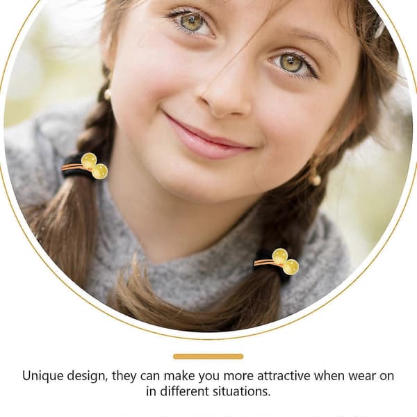 12 st Hårband med Hästsvansbollar Elastiska Håraccessoarer
