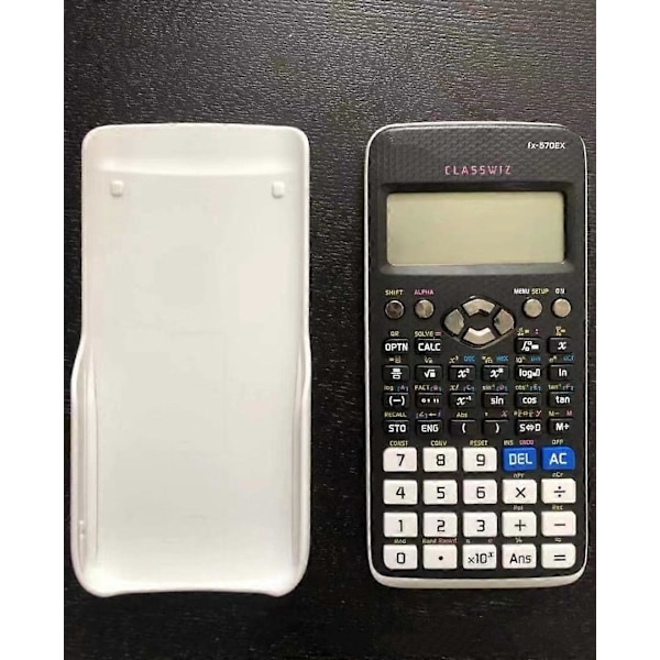 1 STK Til FX-991EX Videnskabelig Lommeregner 552 funktioner Regneark Sort