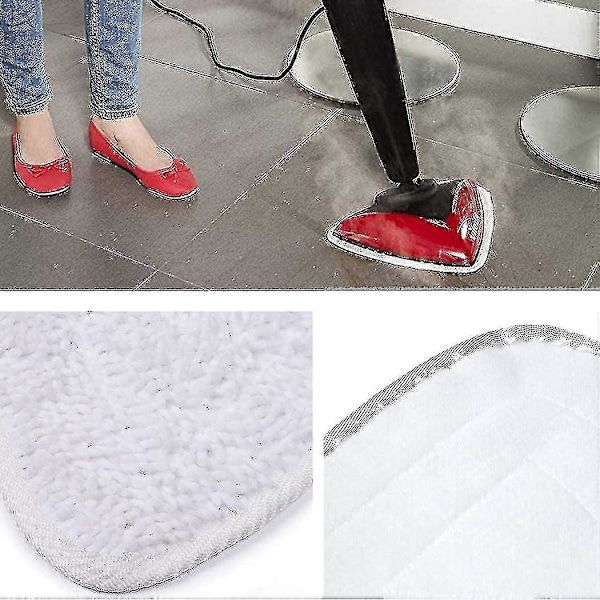 6-pak Mikrofiber Dampmoppepuder Udskiftning Kompatibel Med Vileda 100