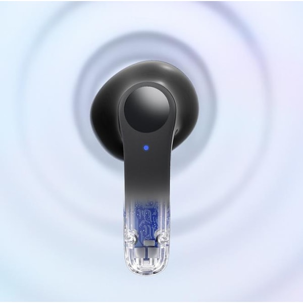 Trådløse hovedtelefoner Bluetooth IP7 vandtætte øretelefoner Trådløse øretelefoner-Sorte