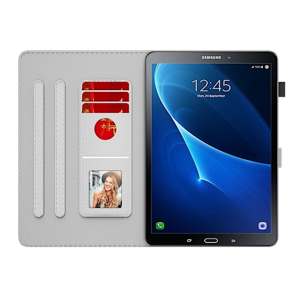 Surfplattefodral PU-läder för Samsung Galaxy Tab A 10.1 2016/T580/T585