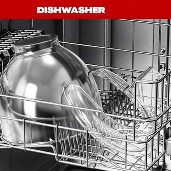 Hældeskærm til KitchenAid 4,5-5 Quart Mixer Skål, Klar Sikkerhedsskærm til KitchenAid Tilt-Head Stand Mixere