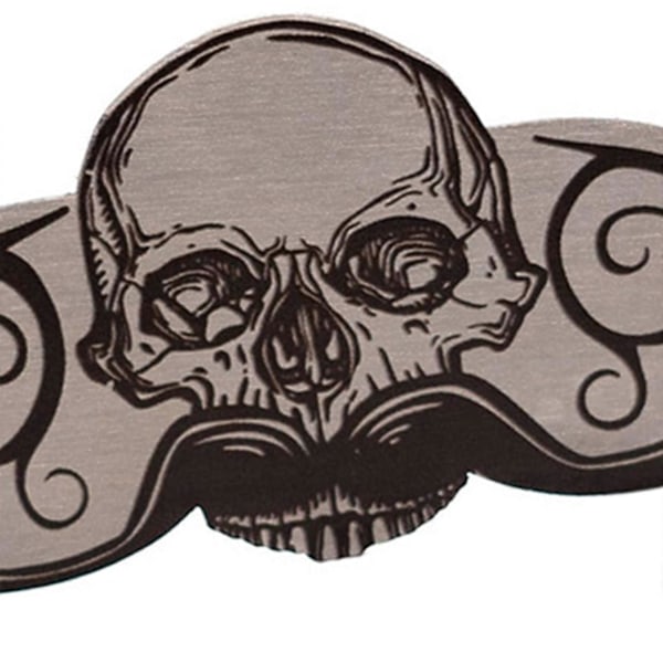 Mustaschskydd i Metall - Koppsäkerhet för Män med Mustasch - Te- och Vanliga Koppar