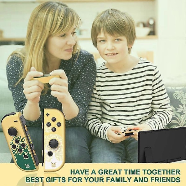 Kontroller för Nintendo Switch, L/R Joypad Switch-kontroller med dubbel vibration, stöd för väckning/rörelse-kontroll, kompatibel med Nintendo Switch/LITE