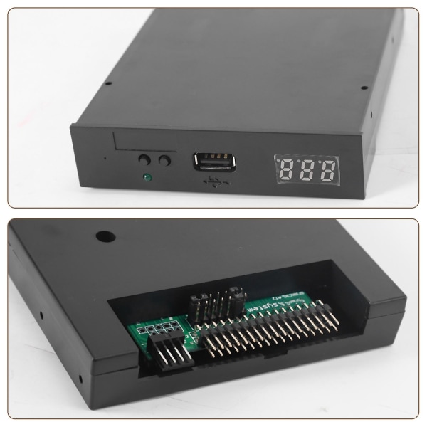 Versio Sfr1m44-u100k Musta 3,5 tuumaa 1,44 Mt USB Ssd Floppy Drive -emulaattori Yamaha Korg Roland Elille