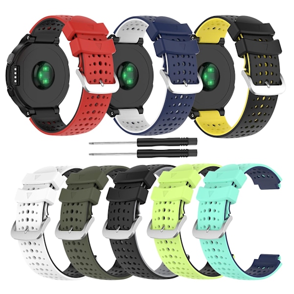 Silikoniranneke Garmin Forerunner 220 230 235 620 630 735XT -kelloon, rannekorun vaihto