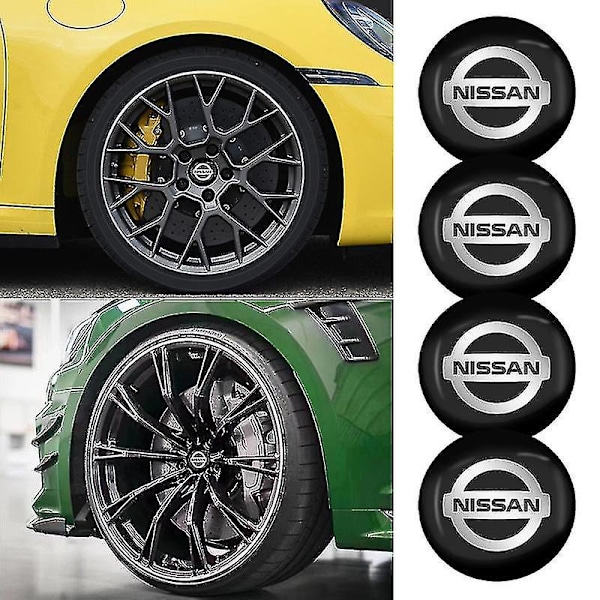 4kpl Auton Logon Pyörän Keskikupujen Tarrat Nissan X Trail T32 T31 Qashqai J11 J10 Tiida Teana Navara Juke Auton Muotoiluun