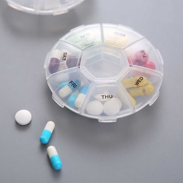 Glatt Dosett Ukesboks – Doseringsboks for Vitaminer