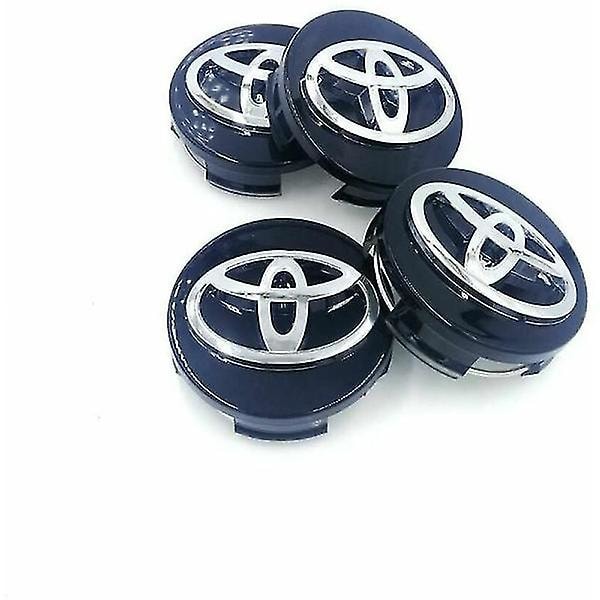 Toyota 4 62mm Wheel Center Cap for Black Logo Badge