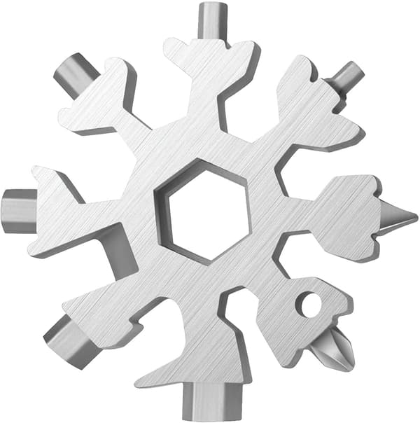 Multiverktyg 18-i-1 Snöflinga Silver