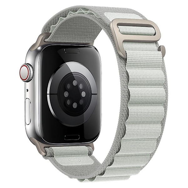 Alpine Loop-armbånd for Apple Watch-rem 42 mm – armbånd Iwatch Ultra Series 7 6 3 Watch 8 hvitt