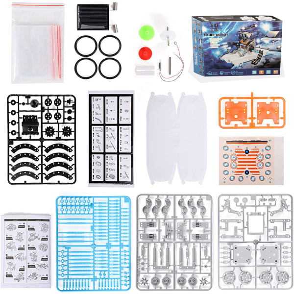 12-i-1 STEM solrobot-kit: Perfekt present till pojkar och flickor, julklapp och tacksägelsepresent