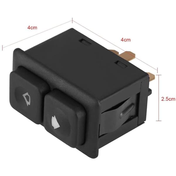 Bil elektrisk vinduesregulator kontrolkontakt DC 12V 5-benet til E23 E24 E28 E30 61311381205