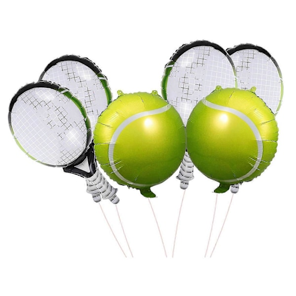 1 Set Tennisboll och Racketballonger Folieballonger Tennis Favor