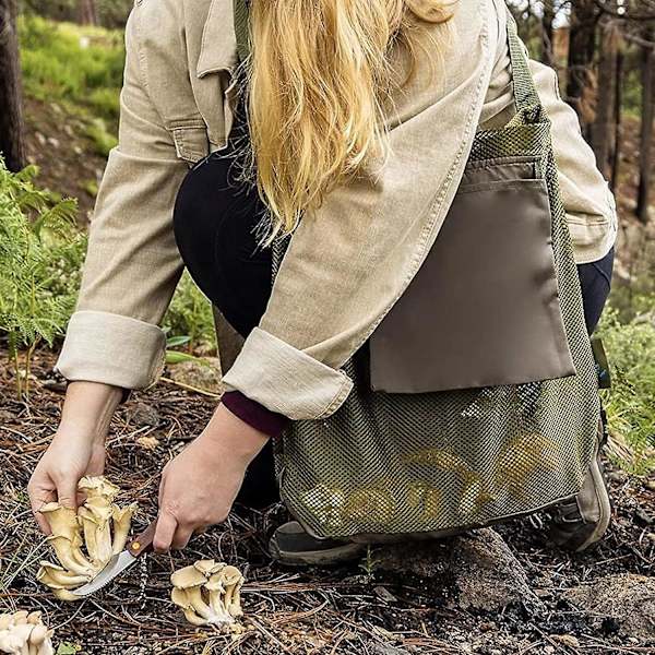 Bærbar Svampepose, Svampepose, Bedste Svampejagtpose, Udendørs Camping Svampejagtpose Til Svampeelskere